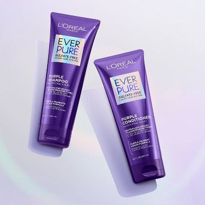 L'Oreal Paris EverPure Purple Shampoo & Conditioner Kit 6.8 fl oz