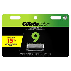 Gillette Razor Blade Refills Compatible with Exfoliating Bar and Heated Razor 9ct - New