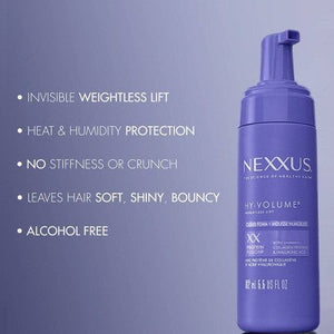 Nexxus Hy-Volume Leave-In Cloud Foam Hair Mousse 5.5 fl oz