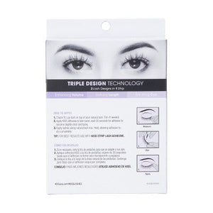 KISS Products Lash Couture 3D Push-Up False Eyelashes Babydoll 4ct