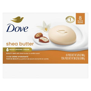 Dove Beauty Purely Pampering Shea Butter with Warm Vanilla Soap 8-Pack