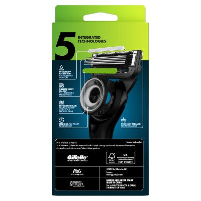 Gillette Labs NFL Lions Edition Shaving Razor with 4 Refills and Magnetic Stand