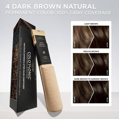 L'Oreal Paris Colorsonic Permanent Hair Color Cartridge Dark Brown Natural