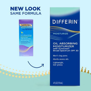 Differin Oil Absorbing Moisturizer with Broad-Spectrum SPF 30 Sunscreen