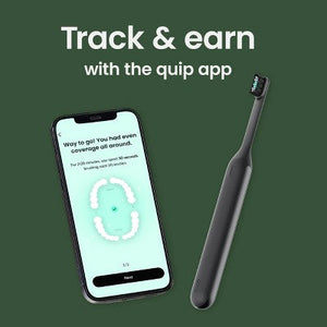 Quip Ultra Next Generation Smart Sonic Electric Toothbrush Onyx