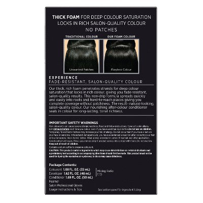 John Frieda Luminous Black Precision Foam Hair Color 2N Natural Black