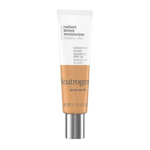 Neutrogena Healthy Skin Radiant Tinted Moisturizer SPF 30 Sheer Tan 30 1.1 fl oz - Imperfect Container