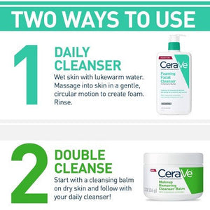 CeraVe Foaming Face Wash with Hyaluronic Acid and Niacinamide 12 fl oz - Imperfect Container