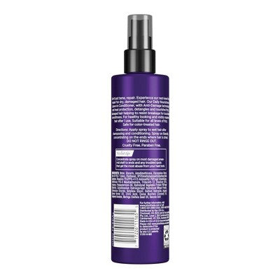 John Frieda Frizz Ease Daily Nourishment Leave-In Conditioner Spray 8 fl oz - Imperfect Container