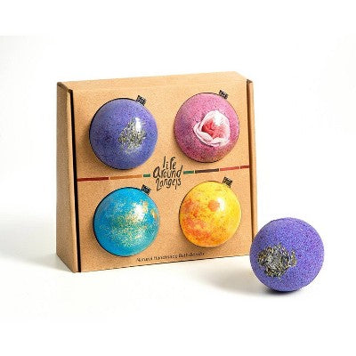 LifeAround2Angels-Fruit-Bath-Bomb-Gift-Set-4pk-New-Bath-Additives