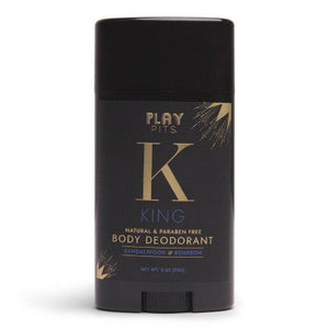 Play Pits King Natural Solid Deodorant 2.65oz - New