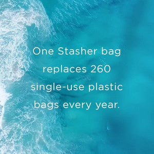 Stasher Reusable Silicone Travel Accessories Bag Set - 2 Pack