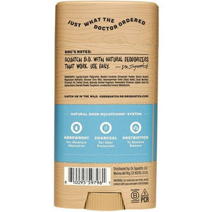 DR. SQUATCH Men's Natural Solid Deodorant Coastal Mist 2.65oz - Imperfect Container