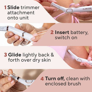 Finishing Touch Flawless Bikini Shaver and Trimmer Hair Removal Device