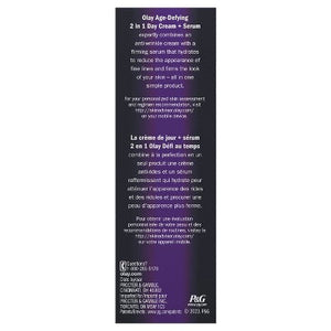 Olay Age Defying 2-in-1 Anti-Wrinkle Day Cream + Serum 1.7oz - Imperfect Box
