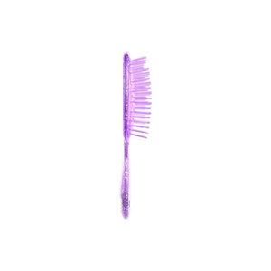 UNbrush Mini Glitter Detangling Hair Brush Amethyst Lavender