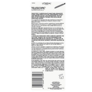 L'Oreal Paris Telescopic Original Lengthening Mascara 935 Carbon Black 0.27 fl oz - Imperfect Box