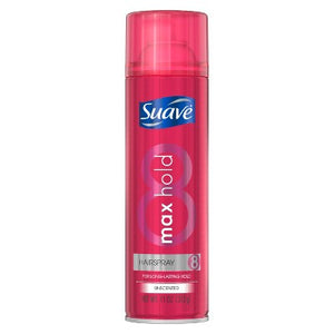 Suave Max Hold Unscented Hairspray 11oz
