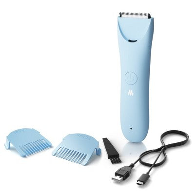 Meridian Slimmer Precision Pubic and Body Hair Trimmer - Sky Blue