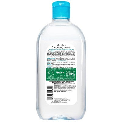 Garnier SkinActive Micellar Cleansing Water Unscented 23.7 fl oz - New