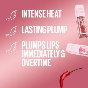 Maybelline Lifter Gloss Lifter Plump Lip Plumper Gloss with Maxi-Lip 001 Blush Blaze 0.18 fl oz - New