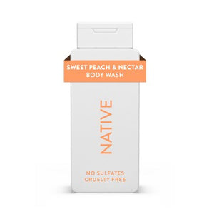Native Body Wash Sweet Peach & Nectar Sulfate Free 18 fl oz