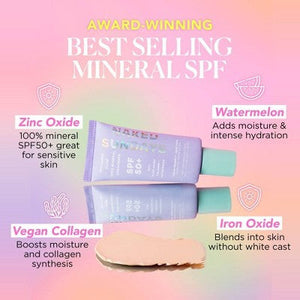 Naked Sundays Collagen Glow Mineral Perfecting Priming Lotion SPF50 + 50ml - Imperfect Box
