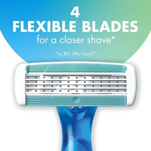BIC Soleil Comfort Women's 4-Blade Disposable Razor 10ct