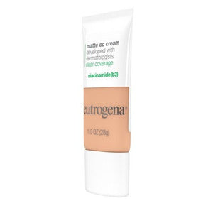 Neutrogena Clear Coverage Flawless Matte Color Correcting Cream, Full-Coverage 4.0 Sand