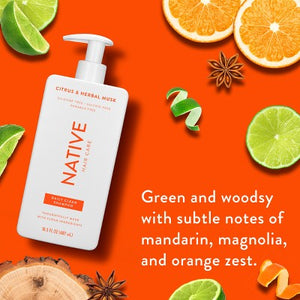 Native Citrus Herbal Musk Daily Shampoo for Men & Women 16.5 fl oz