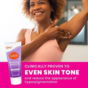 Lume Whole Body Women's Invisible Cream Tube Deodorant Lavender Sage Scent 2.2oz