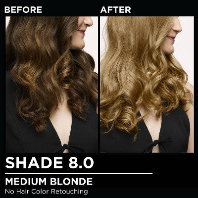 Garnier Olia Oil Permanent Hair Color 8.0 Medium Blonde 1 Kit 6.3 fl oz