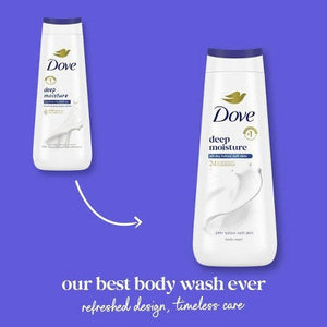 Dove Deep Moisture Body Wash Nourishes the Driest Skin 20 fl oz