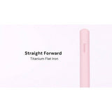 L'ange Hair Straight Forward Titanium Flat Iron Blush