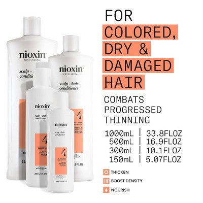 Nioxin System 4 Therapy Conditioner 10.1 fl oz
