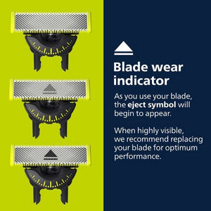 Philips Norelco OneBlade 360 Face Rechargeable Men's Electric Shaver and Trimmer QP2724/70 - Imperfect Box