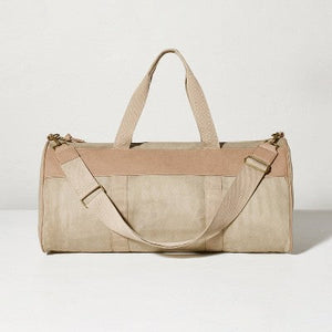 Canvas Travel Duffel Bag Khaki - Hearth & Hand with
