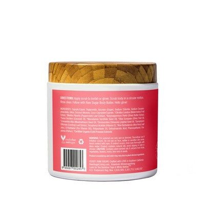 Raw Sugar Moisture Loving Sugar Scrub Watermelon + Fresh Mint 15oz