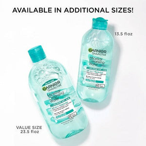 Garnier SkinActive Replumping Hyaluronic Acid + Aloe Micellar Cleansing Water 23.7 fl oz - Imperfect Container