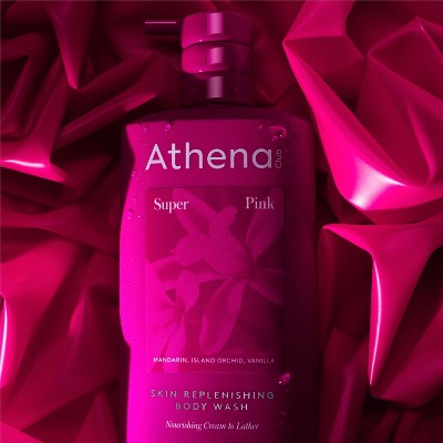 Athena Club Skin Replenishing Body Wash Super Pink 18 fl oz - New