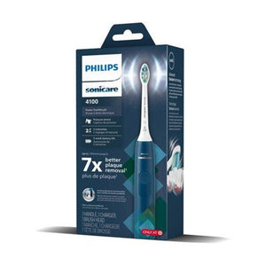 Philips Sonicare 4100 Plaque Control Rechargeable Electric Toothbrush HX3689/22 Navy