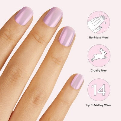 Dashing Diva Glaze Semi-Cured Gel Nail Polish Strips Unicorn Glaze 32ct