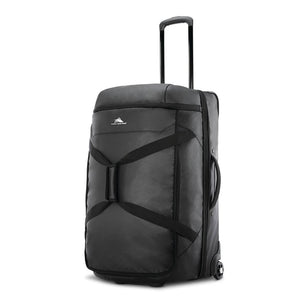 High Sierra 28" Wheeled Drop Bottom Duffel Bag - Black Graphic