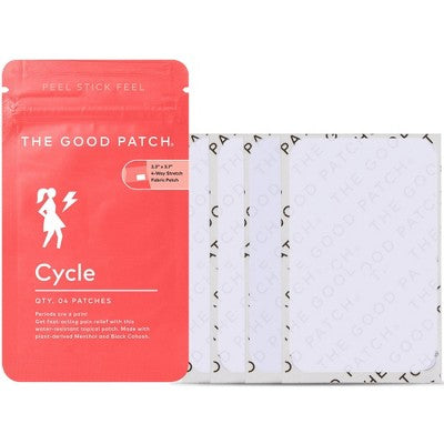 The Good Patch Cycle Plant-Based Vegan Wellness Patch 4ct