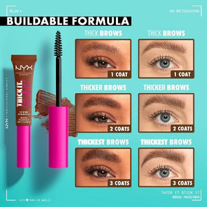 NYX Professional Makeup Thick It Stick It Brow Gel Mascara Cool Blonde 0.23 fl oz - New