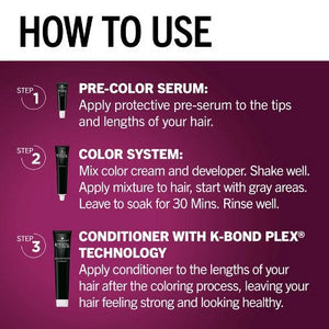 Schwarzkopf Keratin Permanent Hair Color Ruby Noir 2.08 fl oz