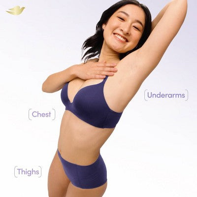 Dove Beauty Whole Body Solid Deodorant Anti-Chafe Stick Coconut & Vanilla 2.6oz - Imperfect Container
