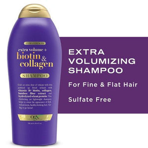 OGX Extra Strength Biotin and Collagen Shampoo 25.4 fl oz Imperfect Container