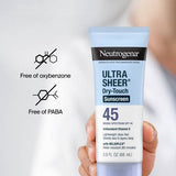 Neutrogena Ultra Sheer Dry-Touch Sunscreen Broad Spectrum SPF 45 6 fl oz 2 Count
