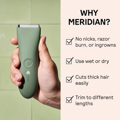 Meridian Trimmer Original Pubic & Body Hair Trimmer for Men & Women